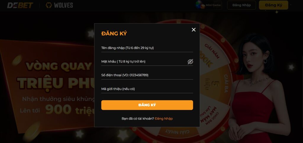 Hướng Dẫn Đăng Ký Tài Khoản tại Debet Cho Người Mới Bắt Đầu